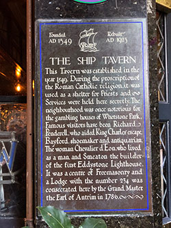 The Ship Tavern London